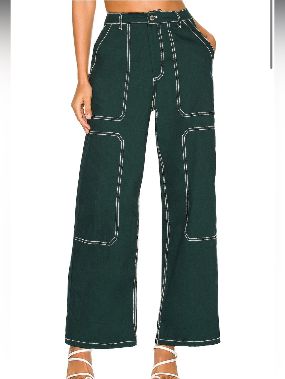 BY.DYLN Cooper Jeans in Green